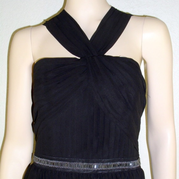 Laundry Halter Accordion Pleated Prom Dress #2010 - Picture 1 of 6